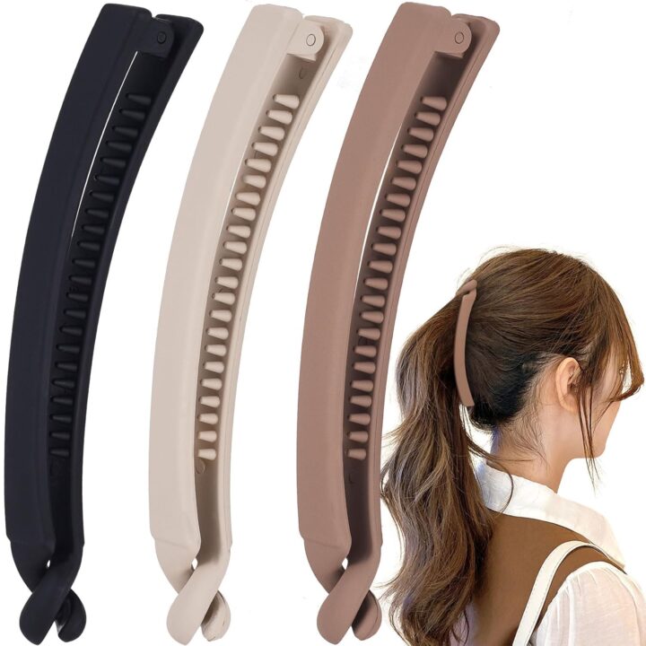 TR Creation Premium Banana Hair Clip for Women – Strong Grip Hair Accessory for Long & Thick Hair.